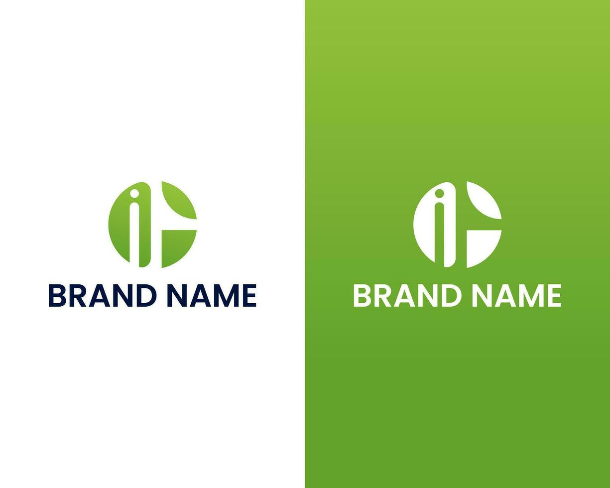 IG premium letter monogram logo design vector template