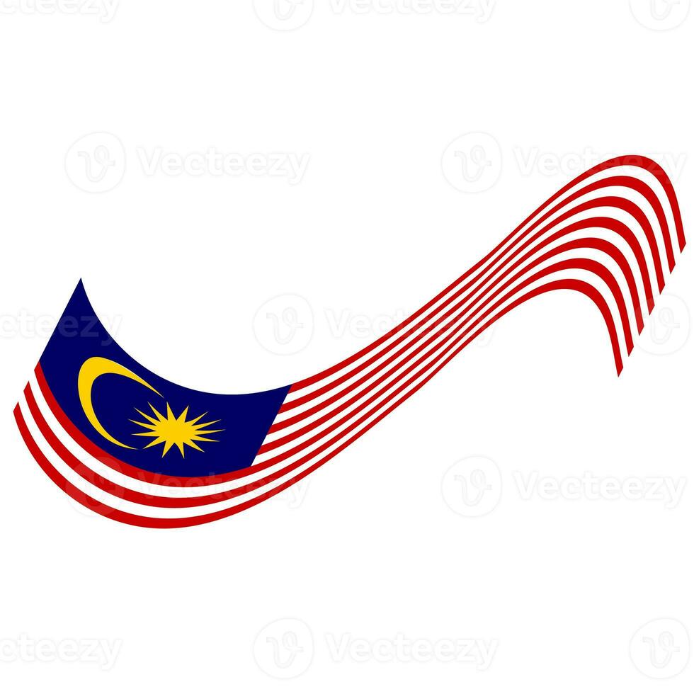 el bandera de Malasia. malasio bandera. bendera Malasia. foto