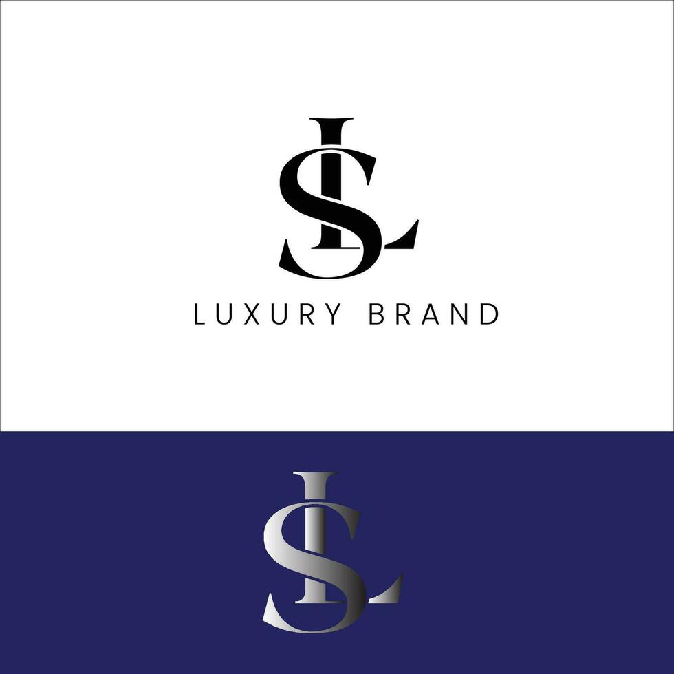 LS initial logo vector