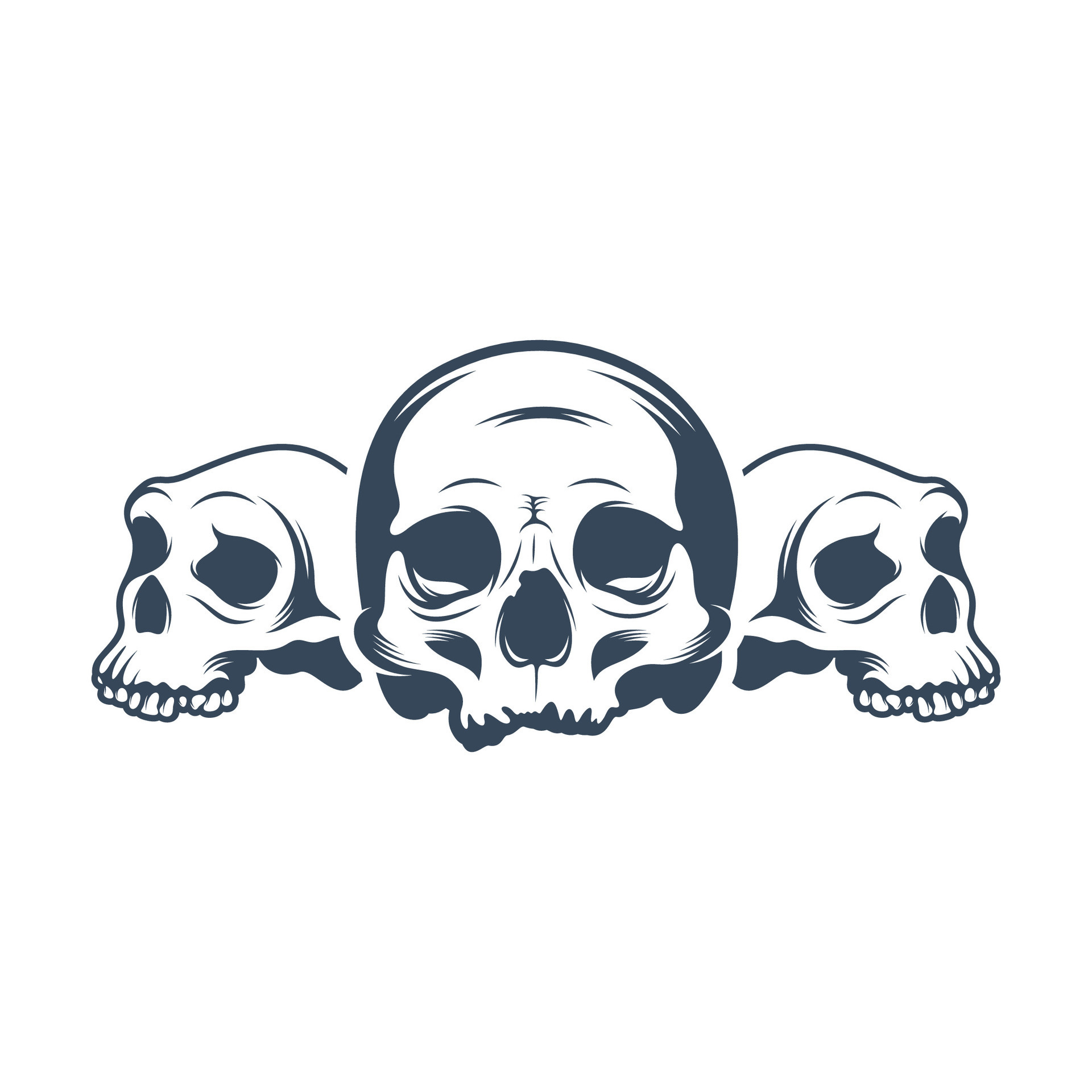 Skull vector illustration design. Skull logo design Template. 28190954 ...