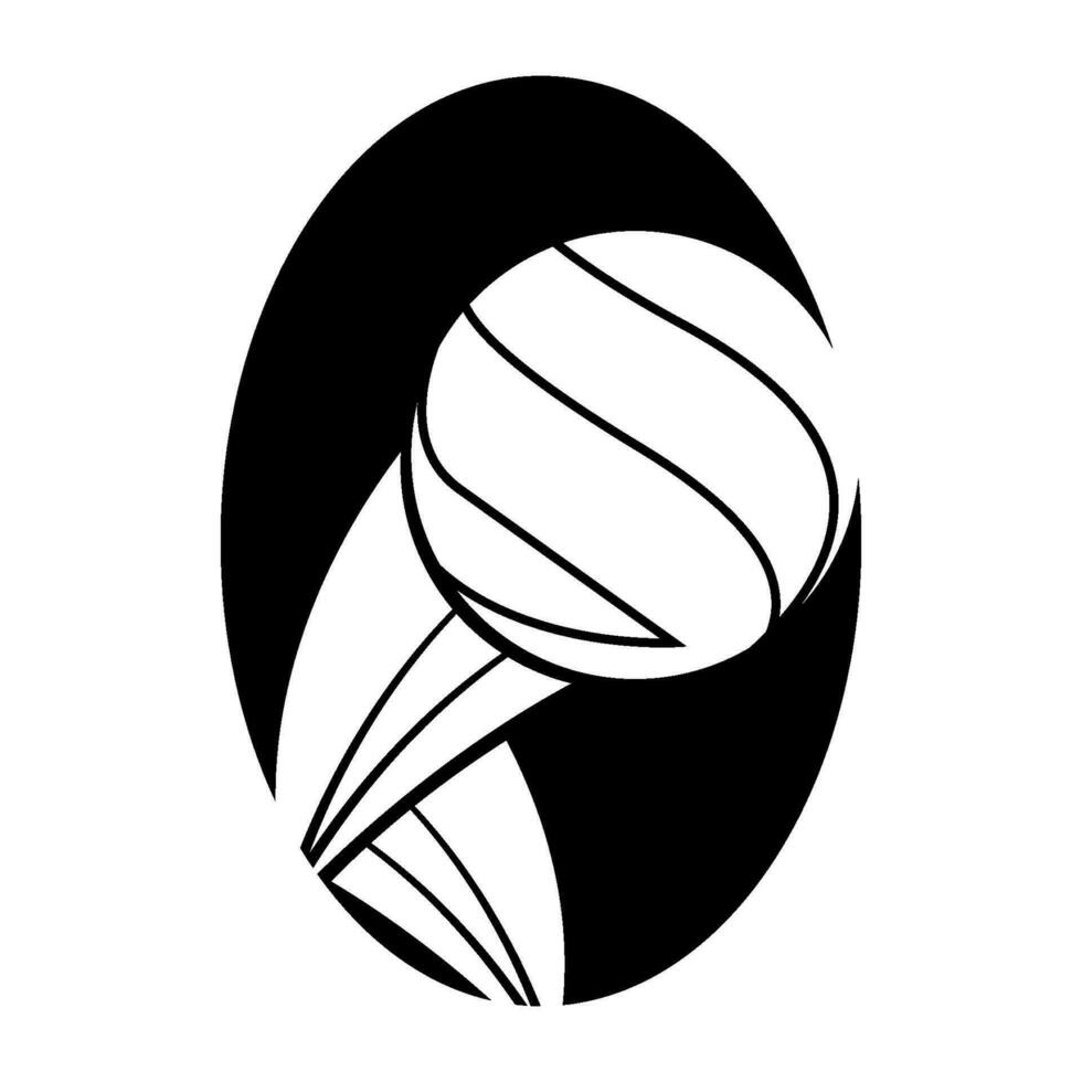 volley icon illustration vector