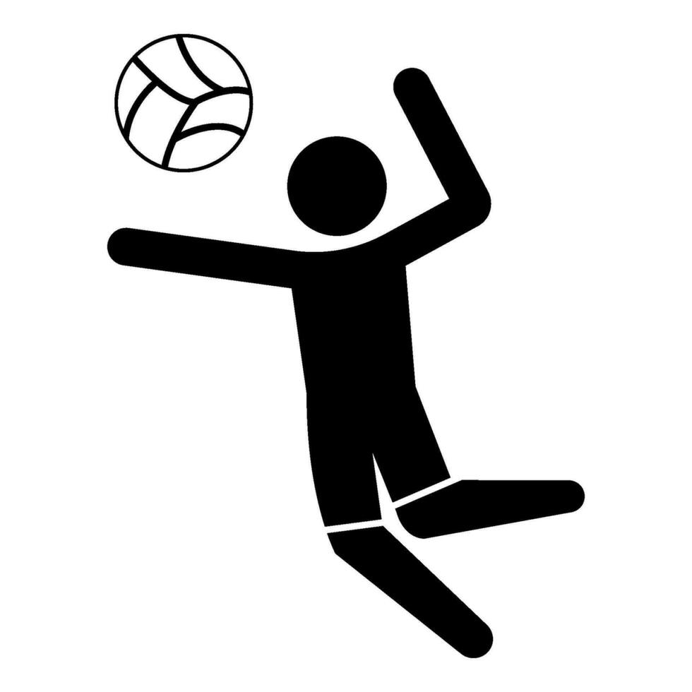 volley icon illustration vector