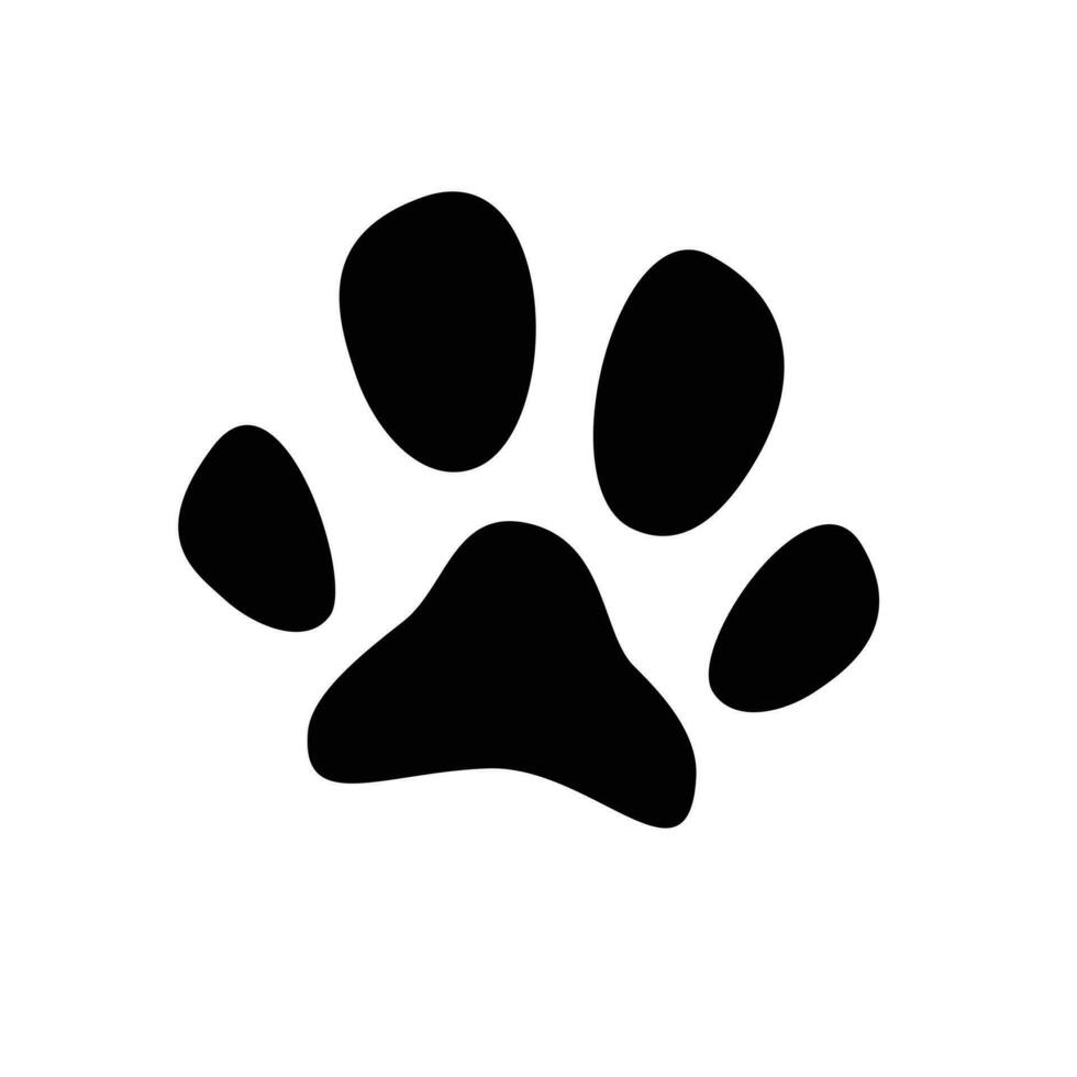pata impresión. huellas icono. animal huella símbolo. perro huellas diseño vector. pata impresión icono diseño ilustración. animal huella signo. vector