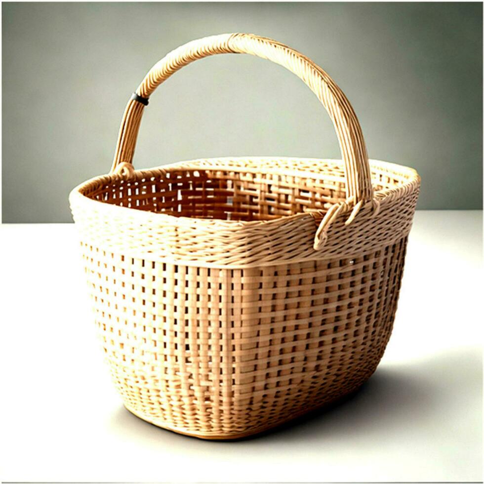 Clean Basket free design Ai generated photo