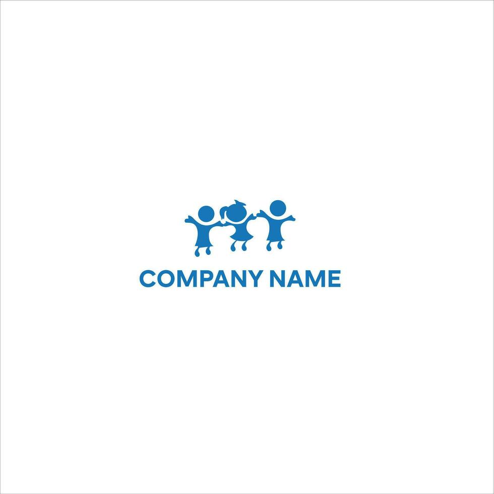 Kids Play logo vector, Children logo designs template, design concept, logo, vector
