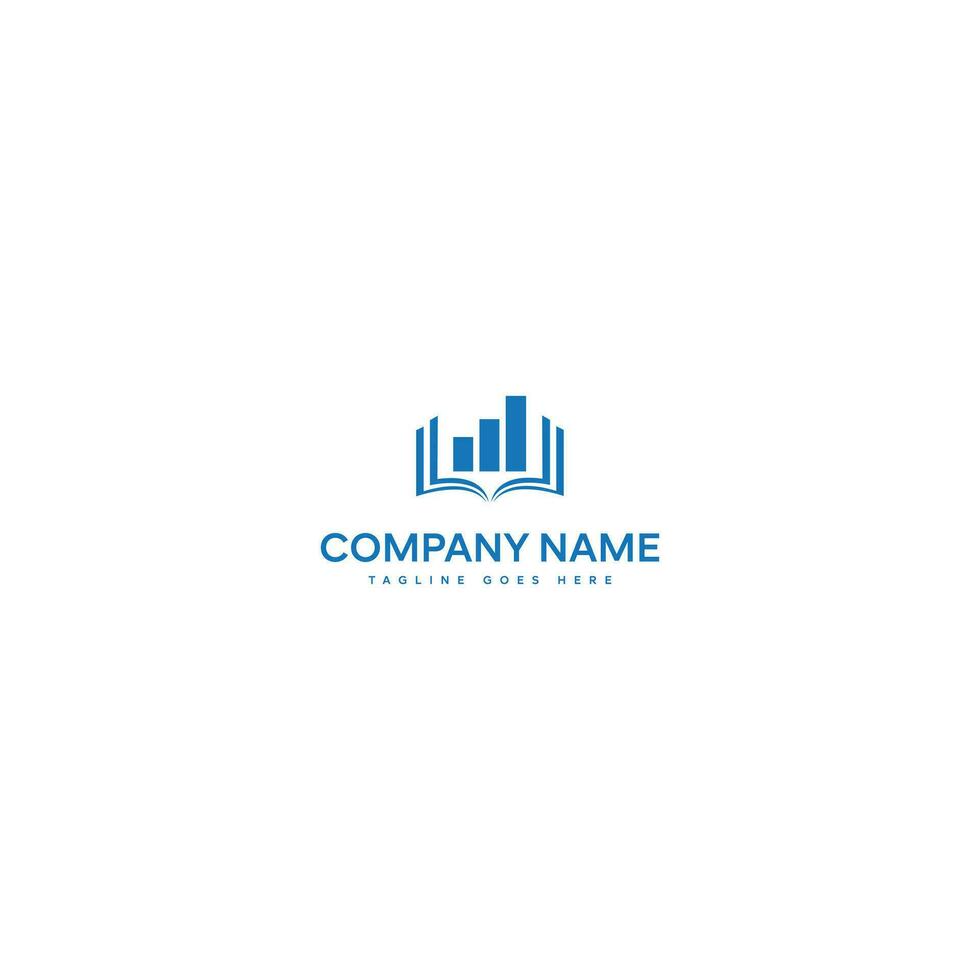 Financial Accounting Credit Book Logo With Money Symbol Template Vector Icon.