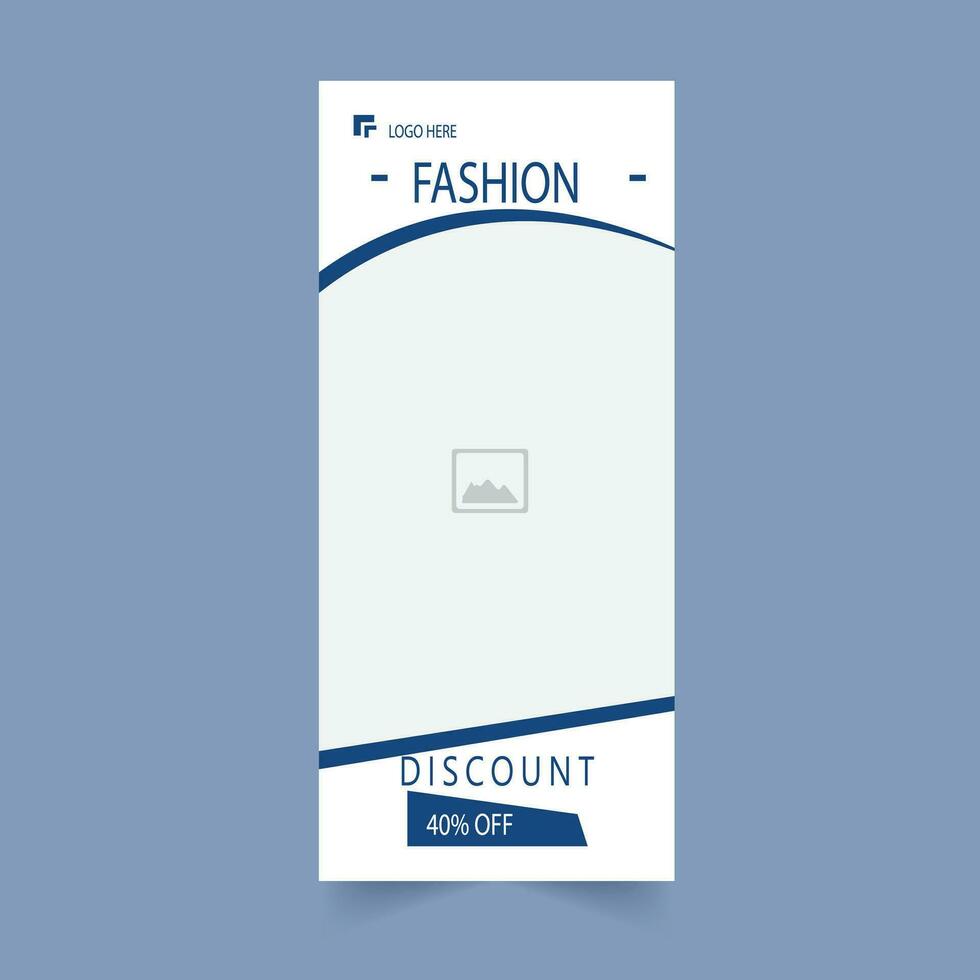 Fashion Roll Up Banner Design vector