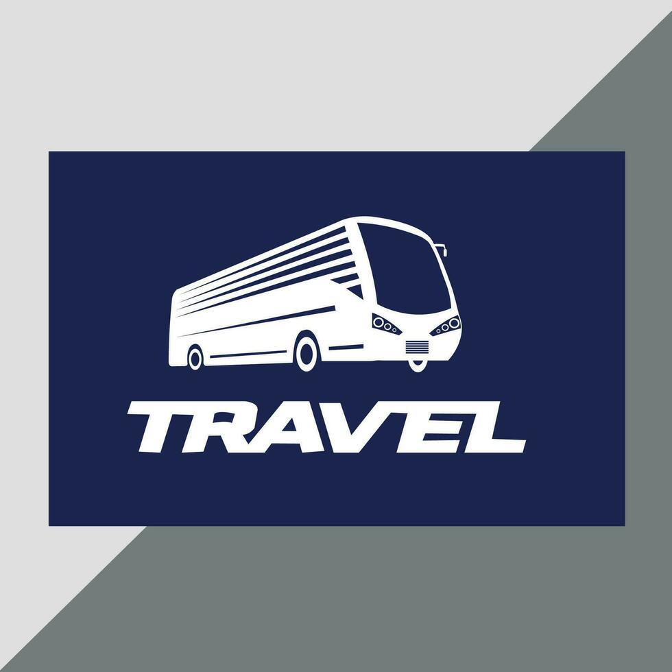 autobús amante logotipo, viajes logo vector