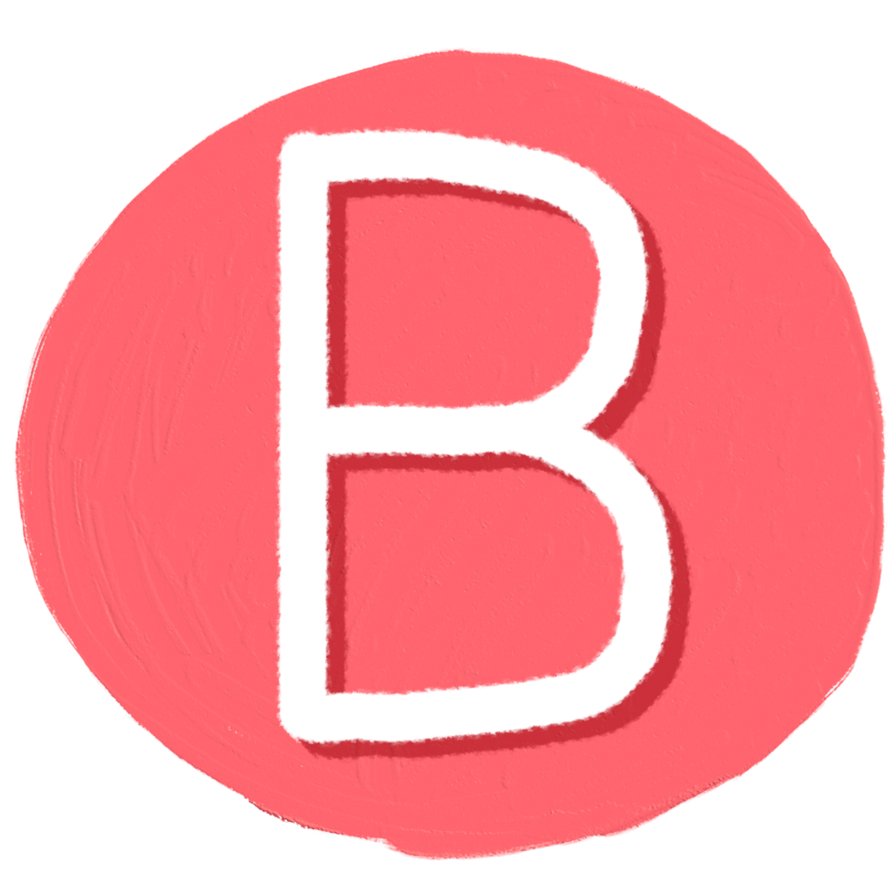 Letter B letter of alphabet png