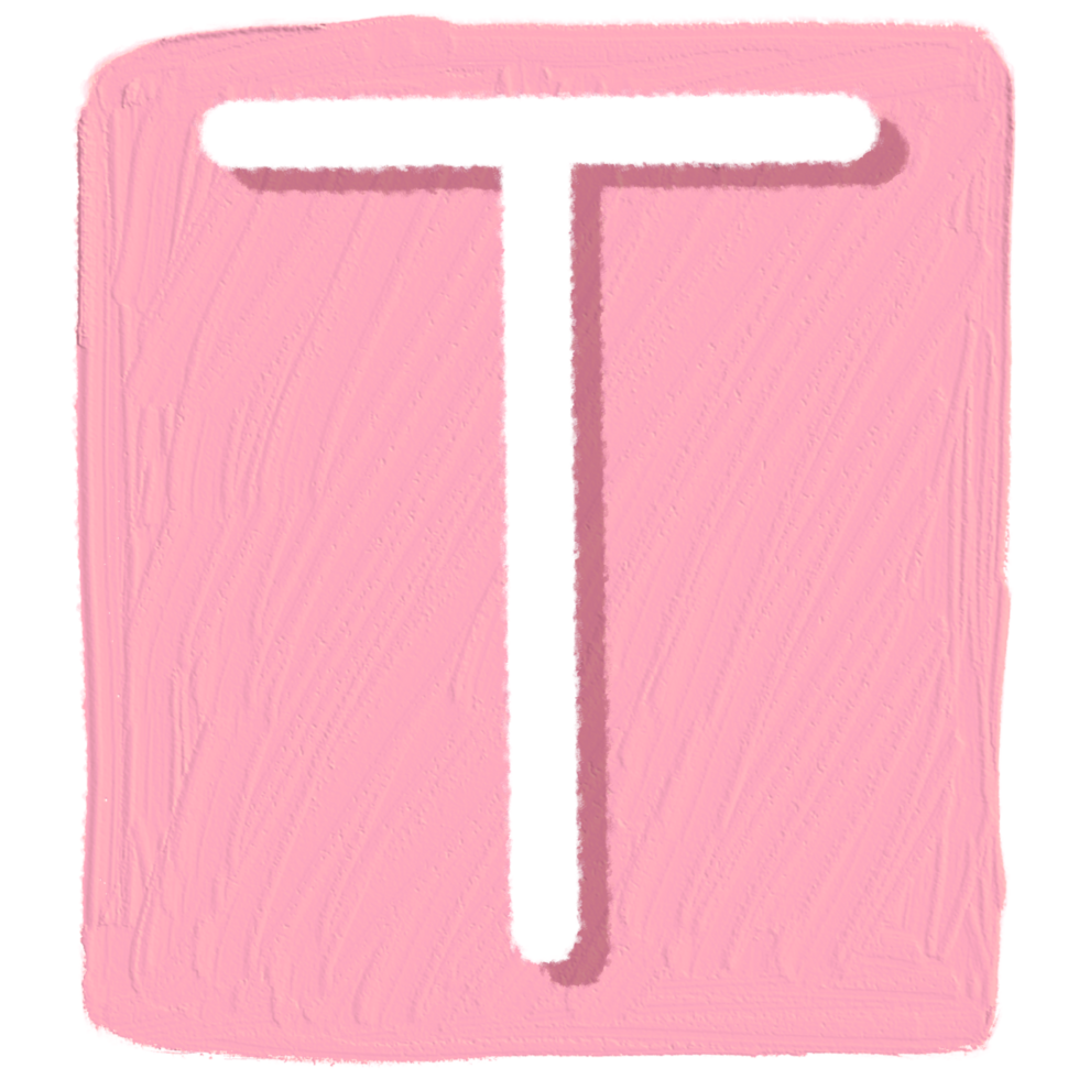 Letter T letter of alphabet png