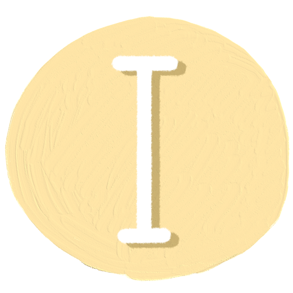 Letter I letter of alphabet png