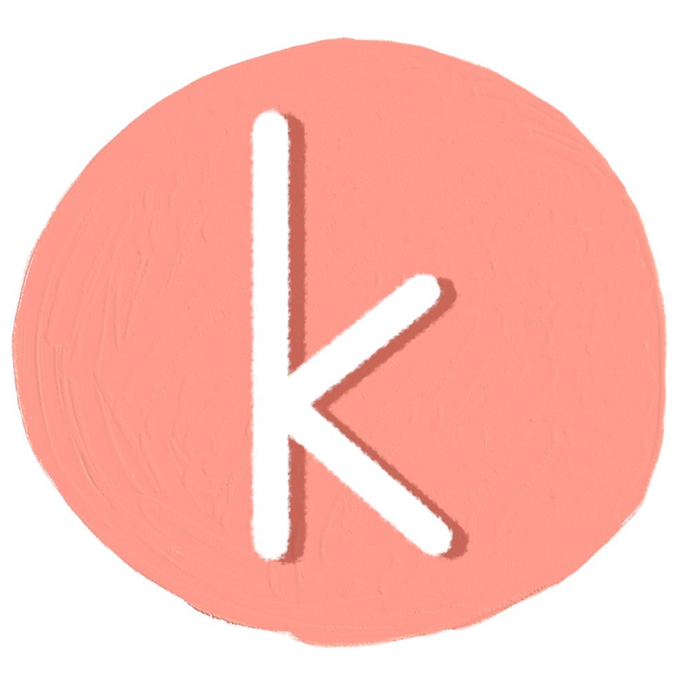 Brief k Brief von Alphabet png