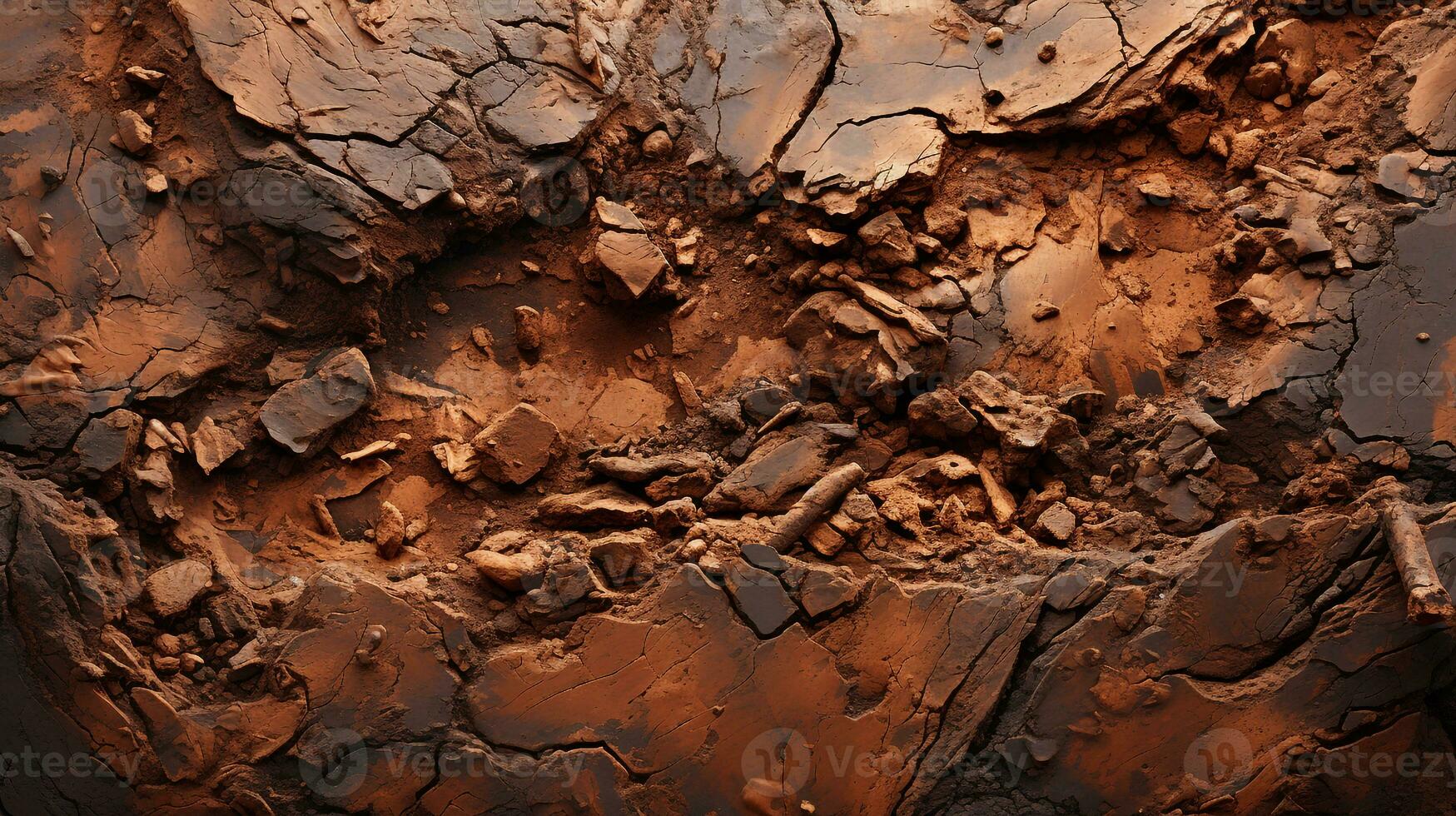 Mud texture background ai photo