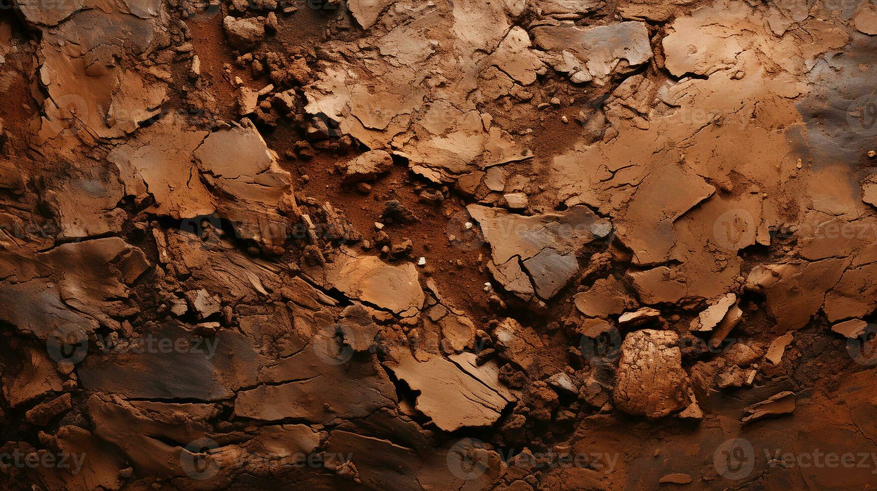 Mud texture background ai photo