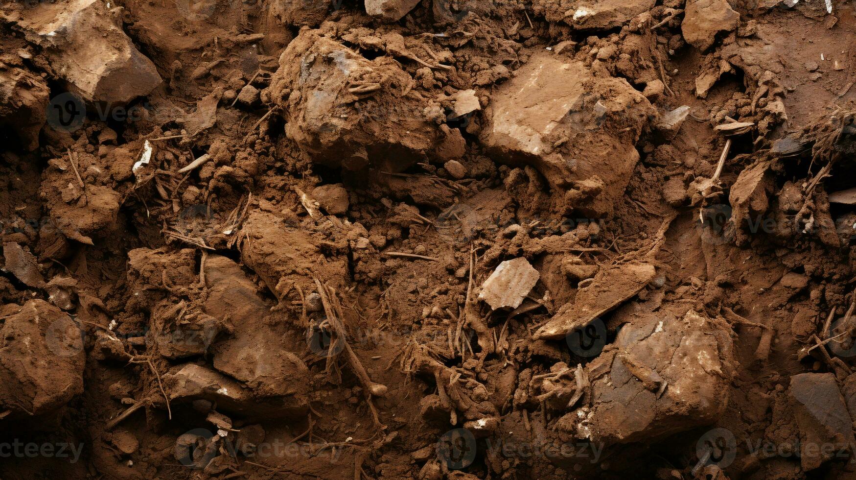 Mud texture background ai photo