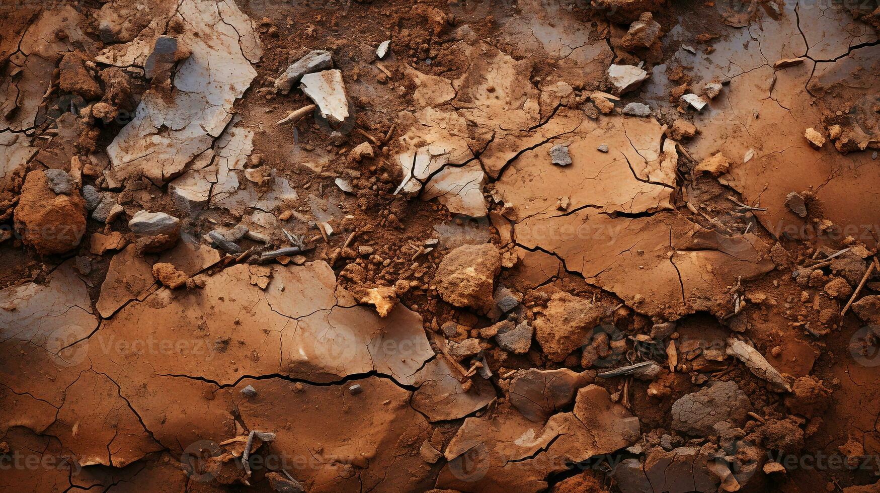 Mud texture background ai photo