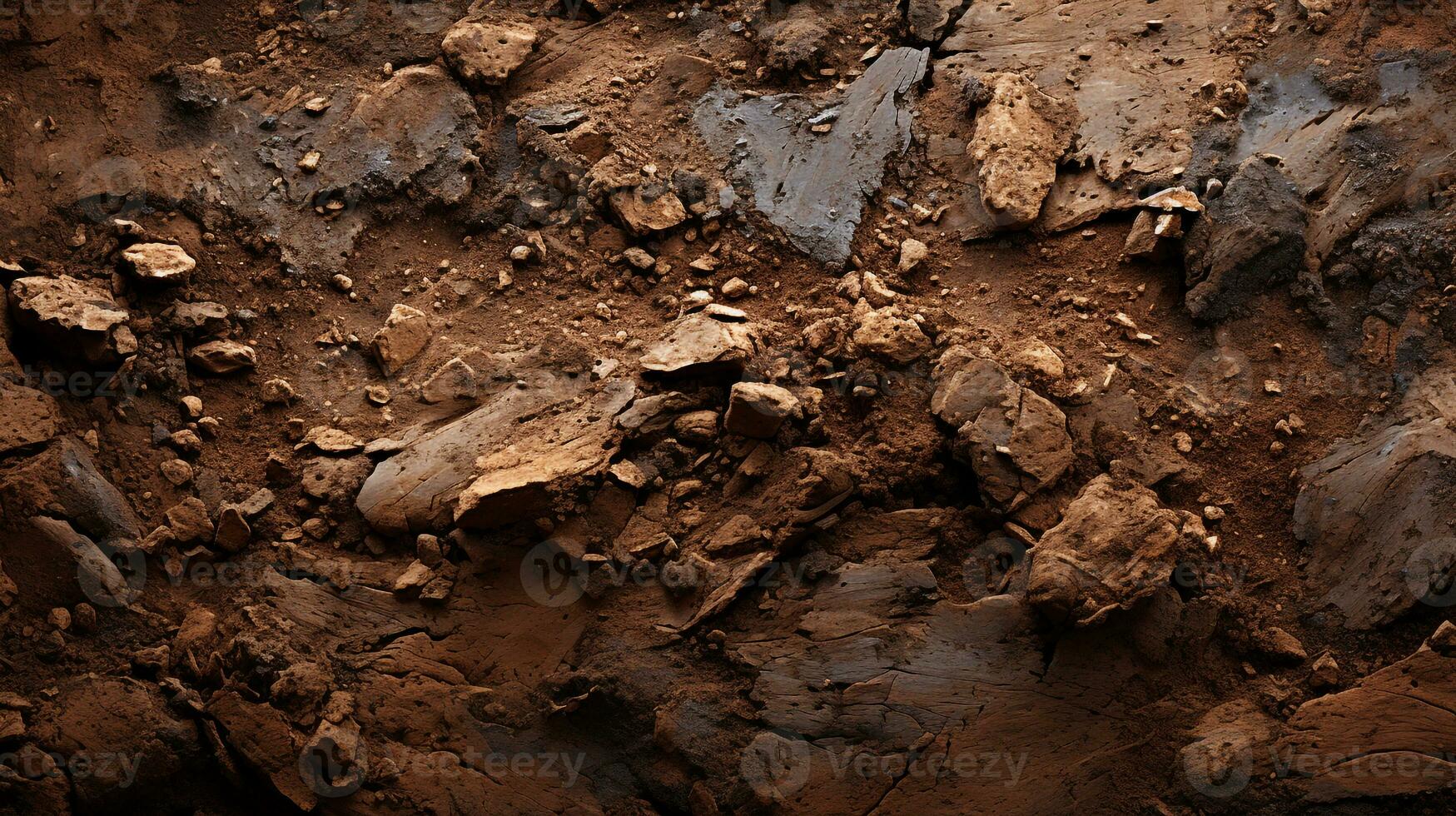 Mud texture background ai photo