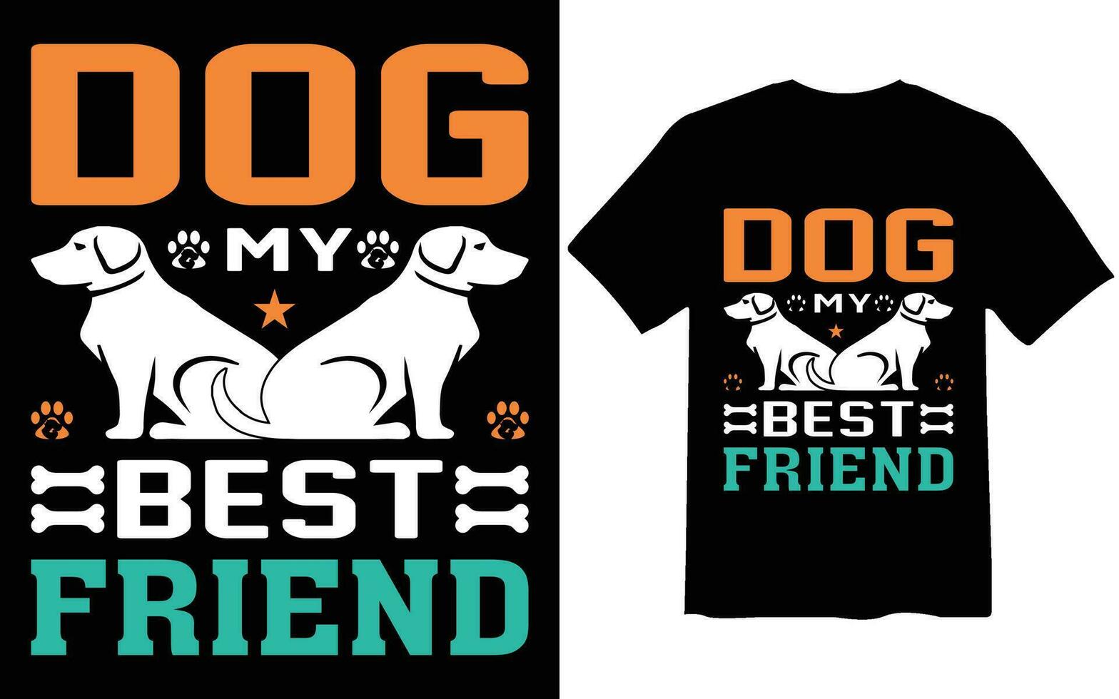 Dog T-shirt Designs Vector
