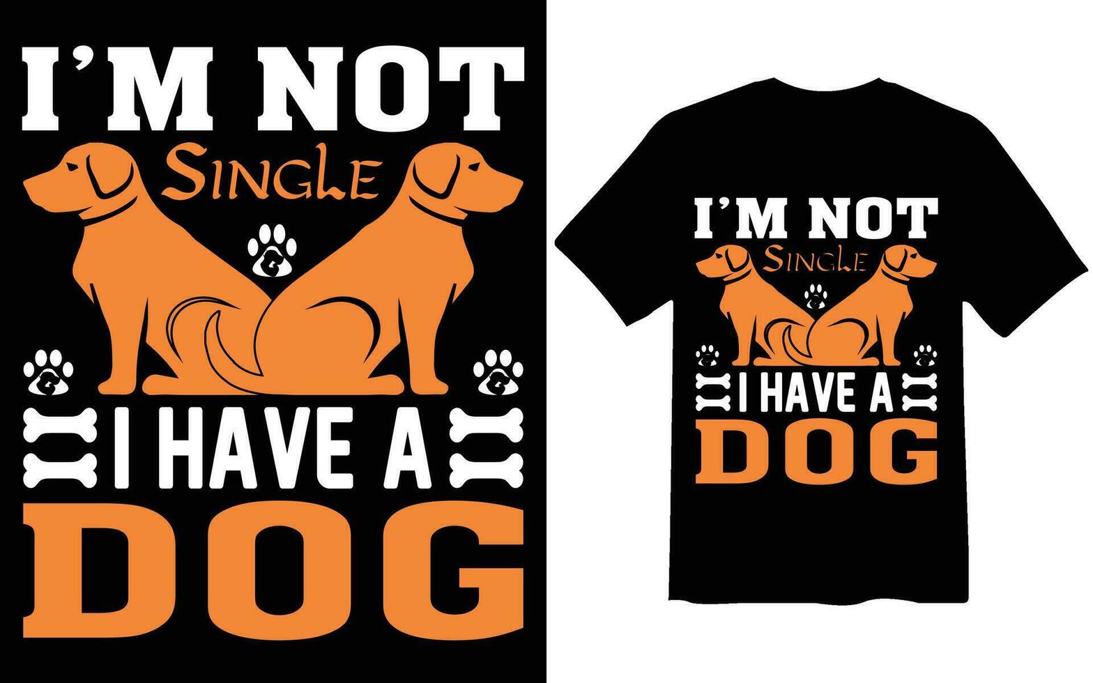 Dog T-shirt Designs Vector