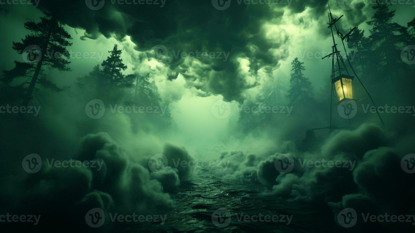 Poison gas background texture ai photo