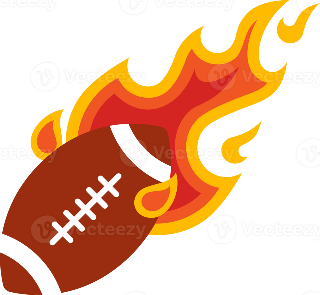 football flying fire ball icon png