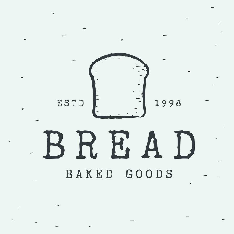 Delicious and tasty organic Fresh Baked Bakery Shop Logo design retro vintage.Logo for bakery