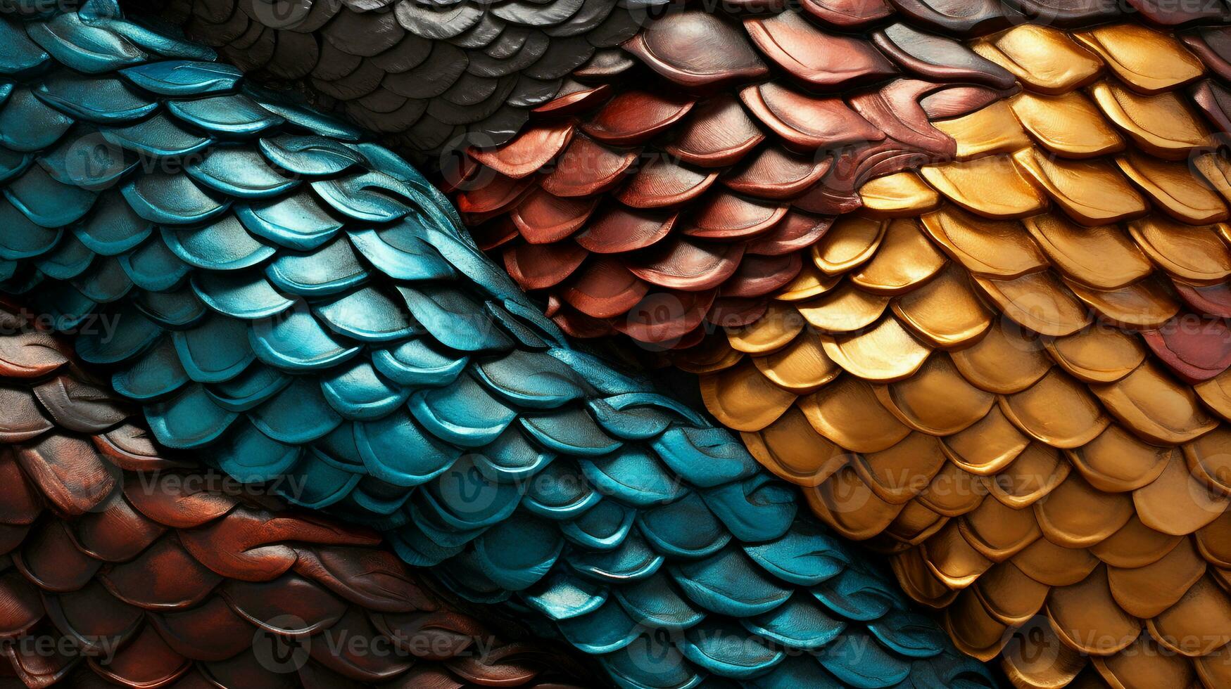 background texture fish scales ai photo