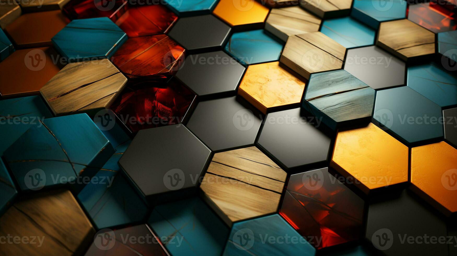 background texture octagon ai photo