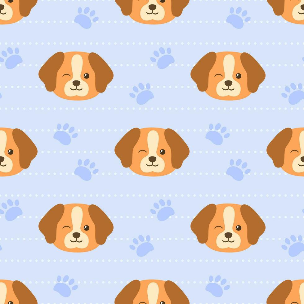 Smile Seamless Pattern Design Illustration with Smiling Character and Happiness Face in Template Hand Drawn Cartoon Flat Design vector