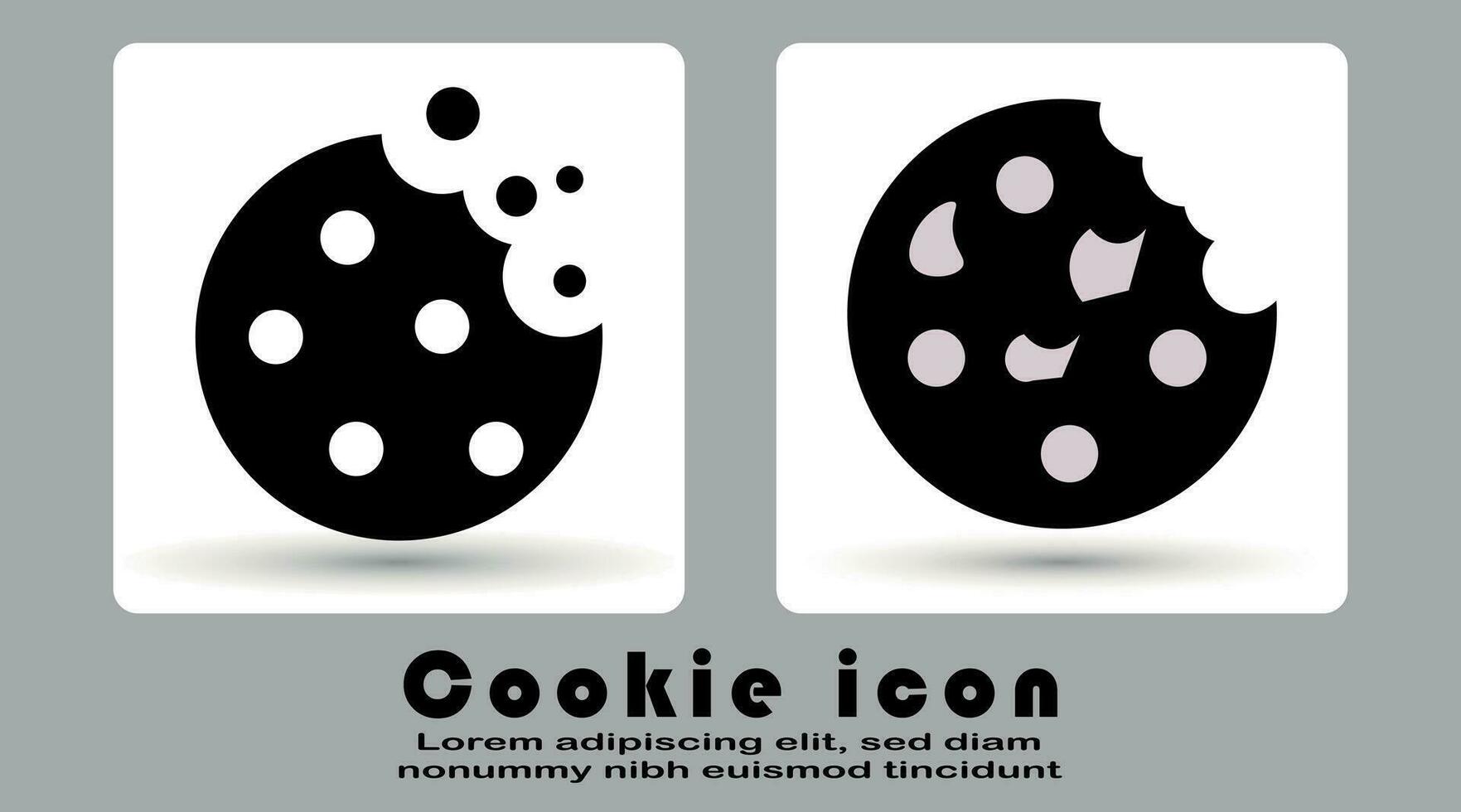 Cookie icon, Cookie sign, Browser Cookie icon vector isolated on a white background.