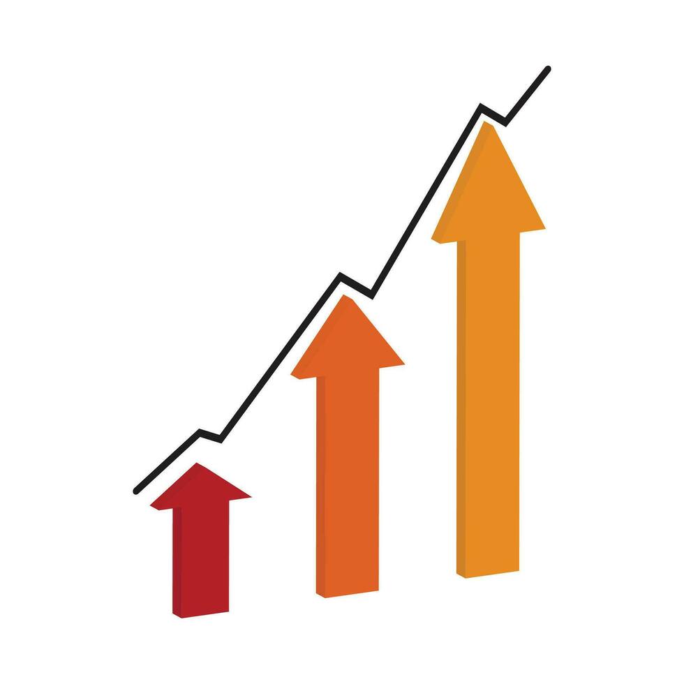 economía negocio y Finanzas concepto gráfico de aumentado vector ilustración