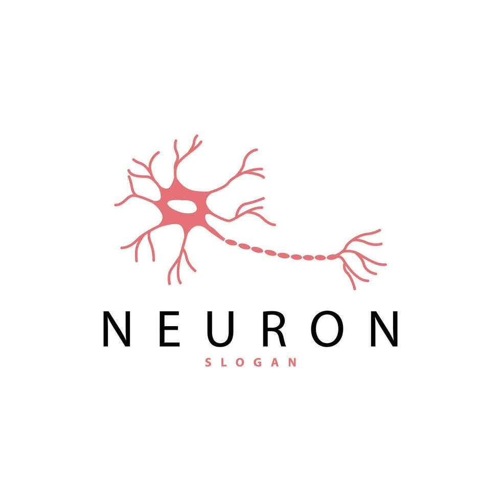 neurona logo, neurona nervio o algas marinas vector resumen molécula diseño, modelo ilustración