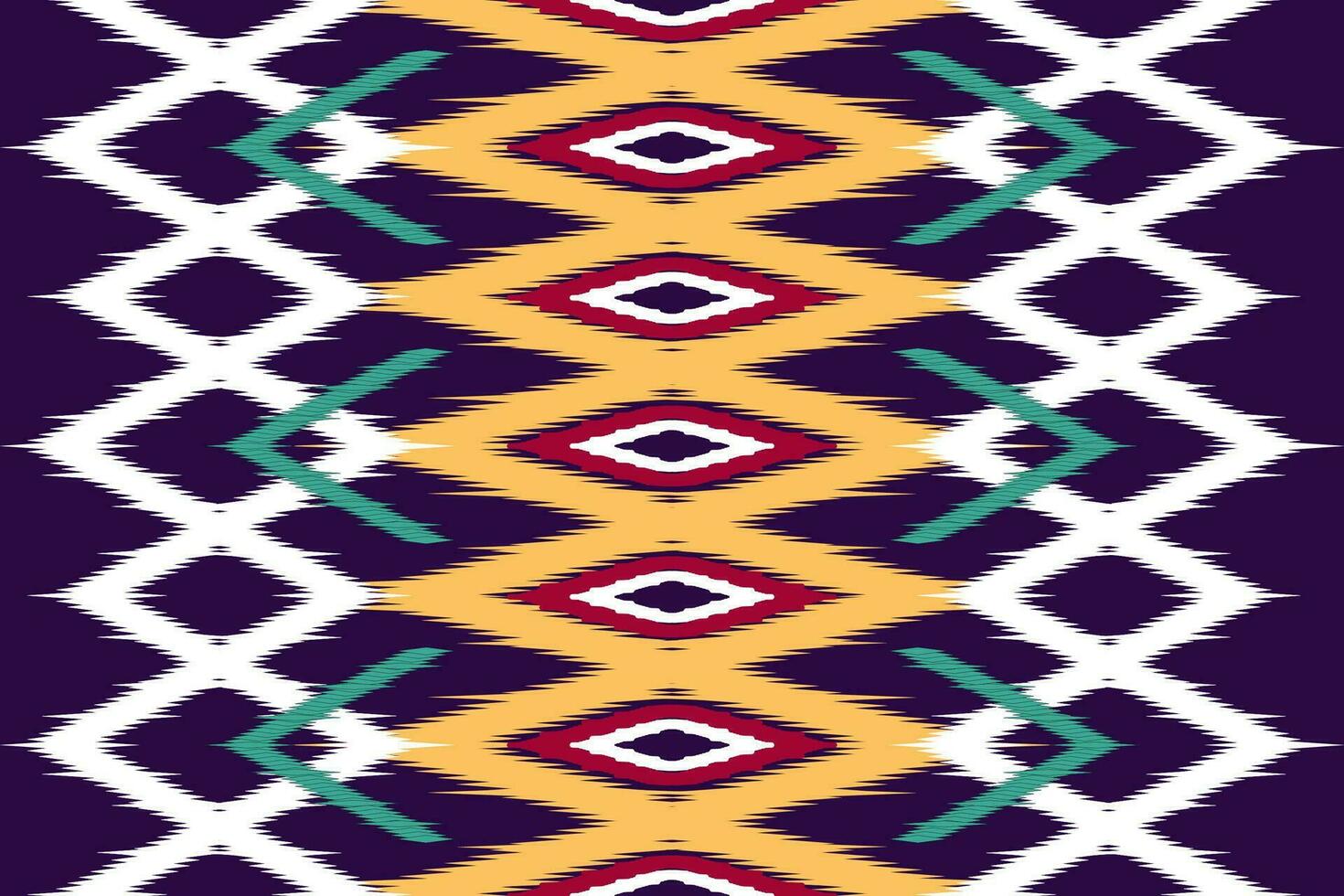 Ikat background. oriental seamless pattern traditional.Aztec style abstract vector illustration.