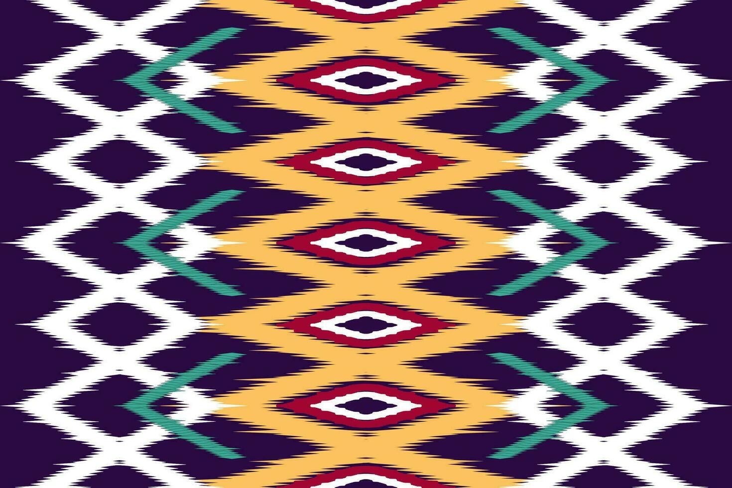 Ikat background. oriental seamless pattern traditional.Aztec style abstract vector illustration.