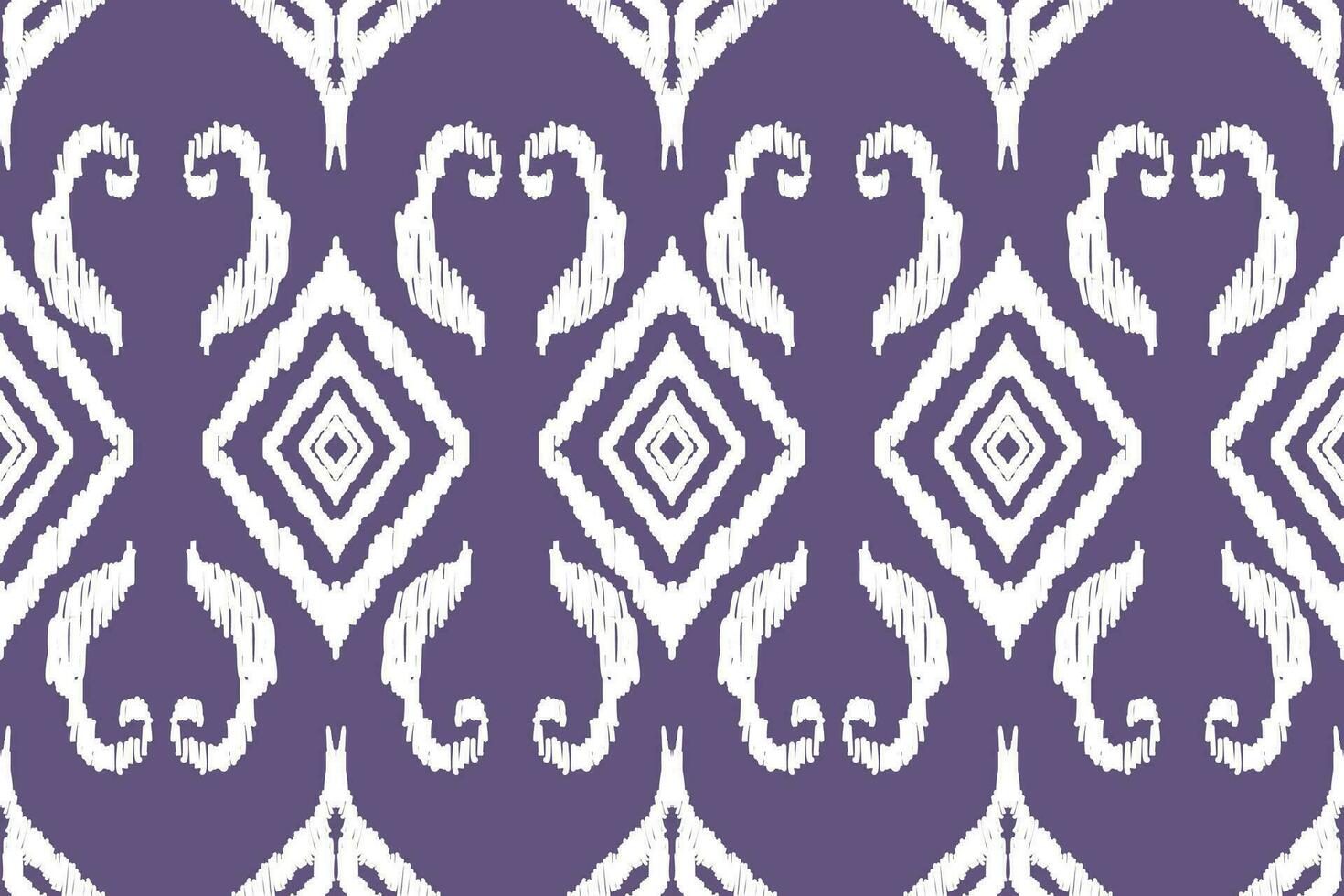 Handmade Ethnic Motif Beautiful Ikat Art. Abstract Purple Background Art. Aztec geometric art prints vector
