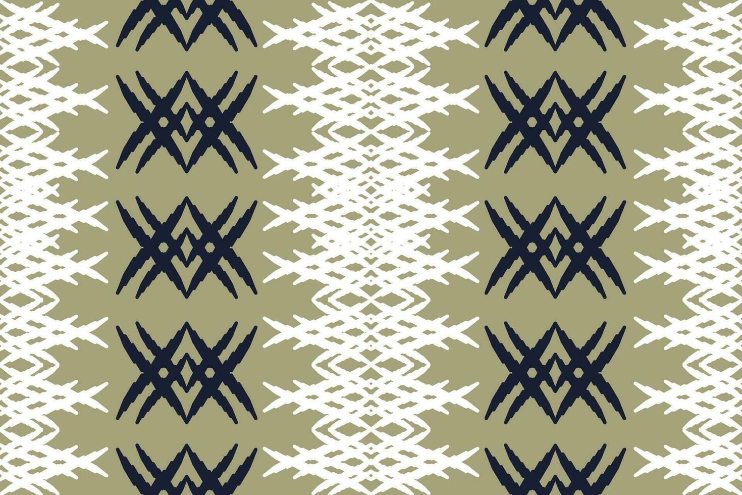 Ethnic abstract ikat art. Seamless pattern in tribal, folk embroidery, and Mexican style. Aztec geometric art ornament print.Design for carpet, wallpaper, clothing, wrapping, fabric, cover, textile vector