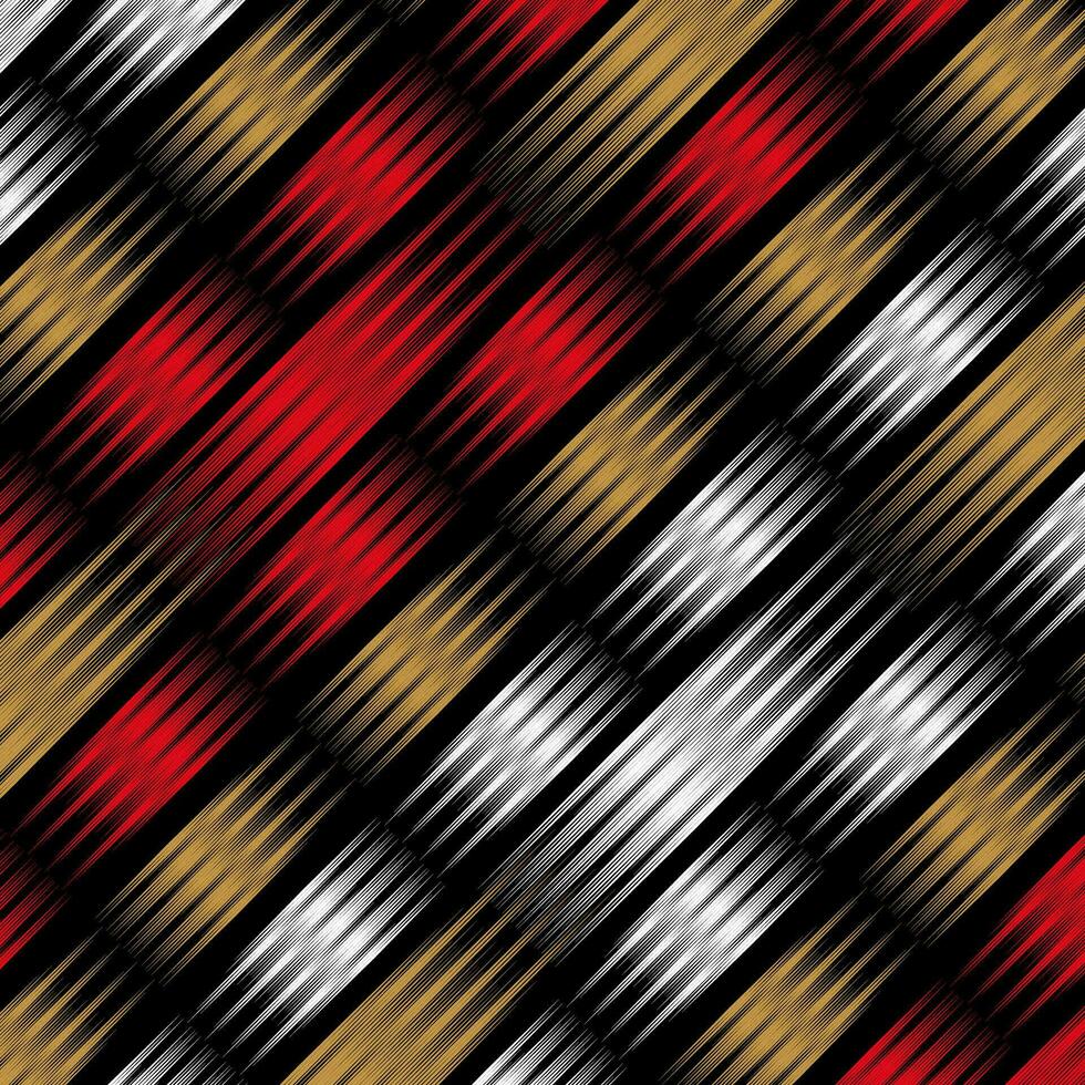 Ikat seamless pattern background Traditional pattern. Ikat Aztec tribal background. Design for the creation of this pattern using ikat pattern. Spread in Central Asia vector