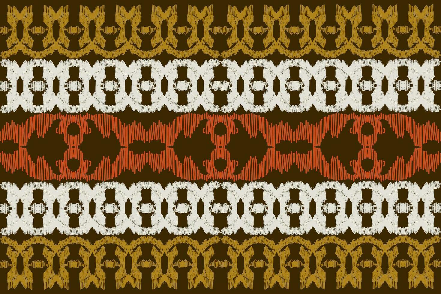 Seamless fabric pattern with traditional ornaments Design for backgrounds, carpets, wallpapers, clothes, wraps, batik, fabrics. vector