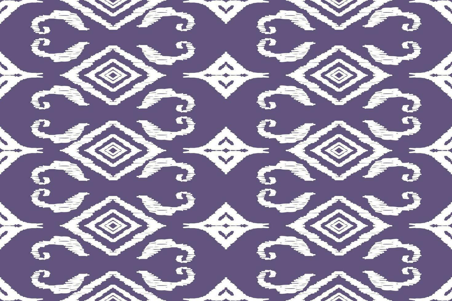 Handmade Ethnic Motif Beautiful Ikat Art. Abstract Purple Background Art. Aztec geometric art prints vector