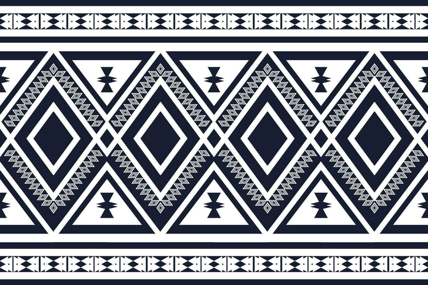 Geometric ethnic pattern traditional Design for background,carpet,wallpaper,clothing,wrapping,Batik,fabric,sarong,Vector illustration embroidery style. vector