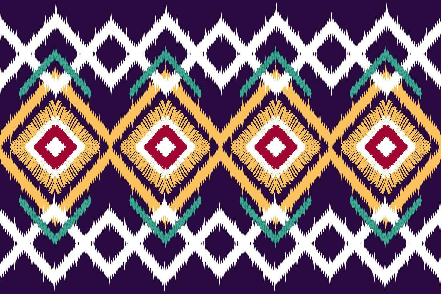 Ikat background. oriental seamless pattern traditional.Aztec style abstract vector illustration.