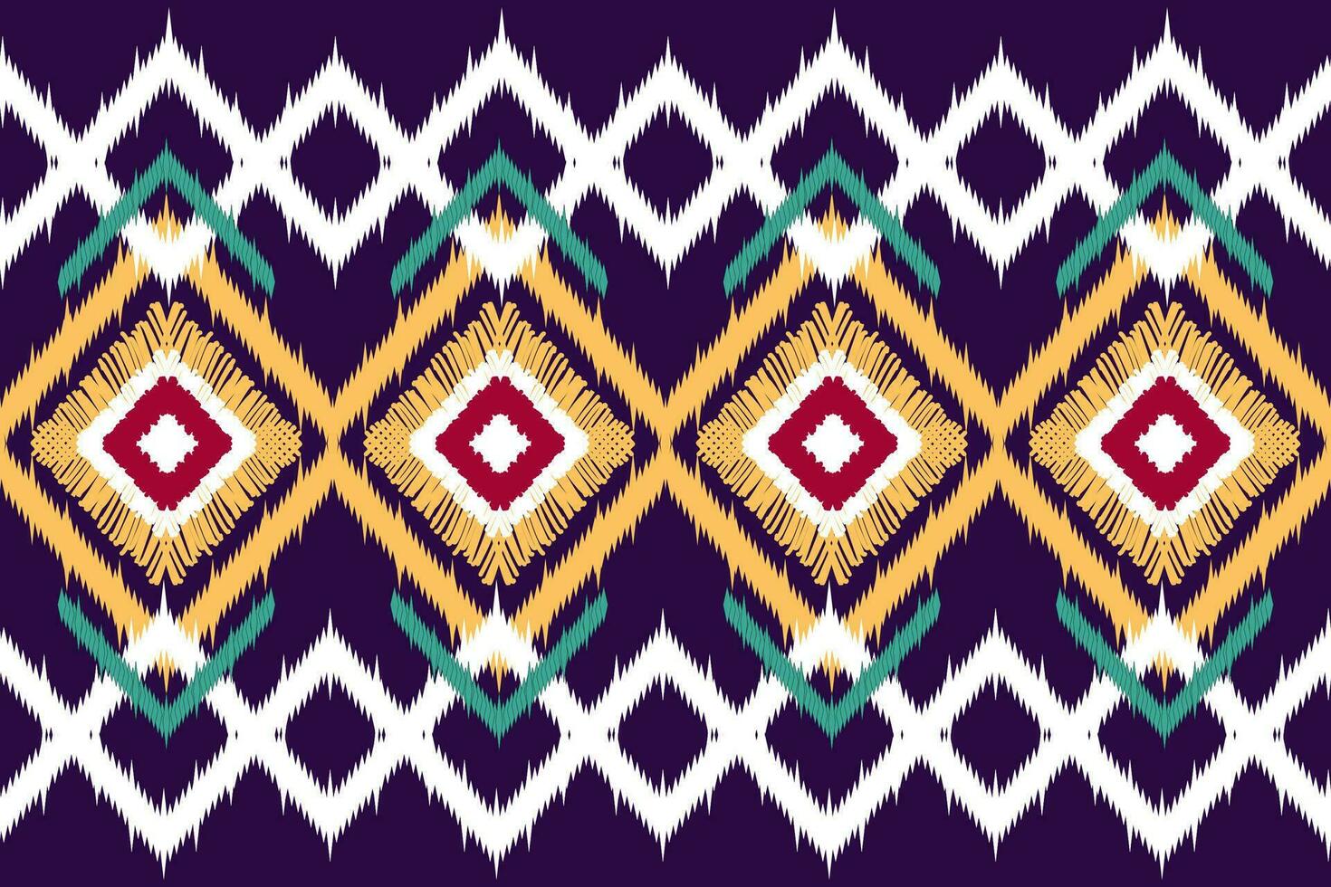 Ikat background. oriental seamless pattern traditional.Aztec style abstract vector illustration.