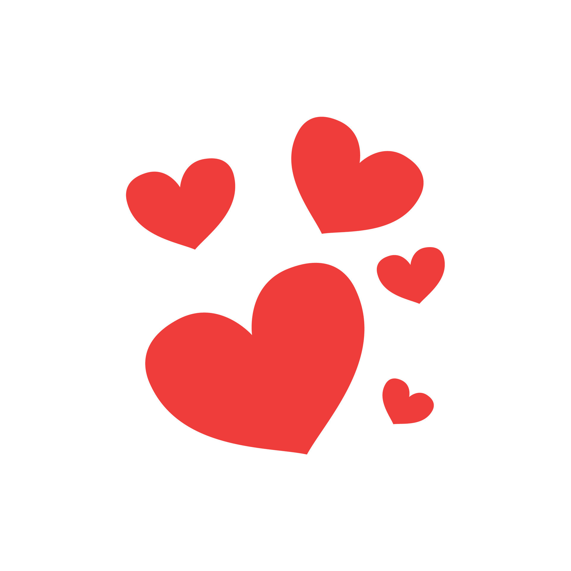 Vector set of heart couple red hand drawn 28194234 Vector Art at Vecteezy
