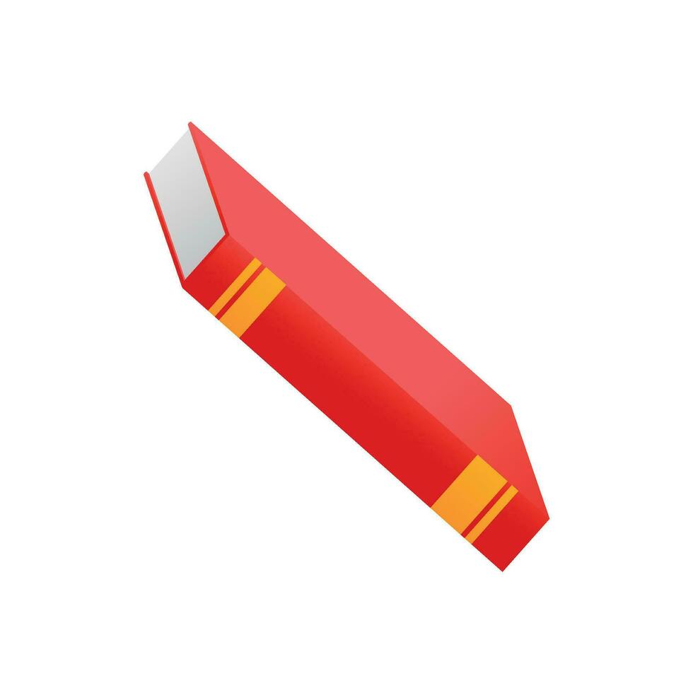 Vector book icon clipart isolated on white background