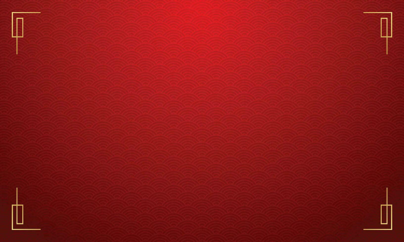 Chinese traditional background with golden frame vector