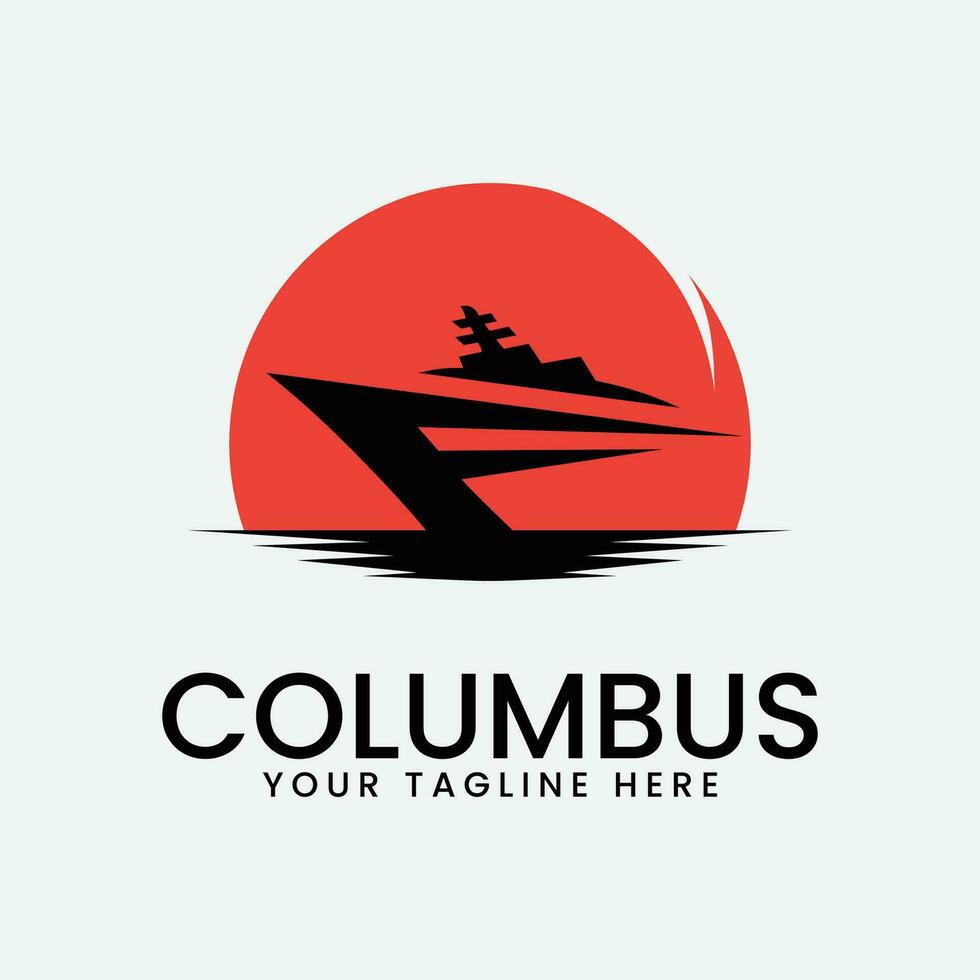 columbus logo vector illustration design