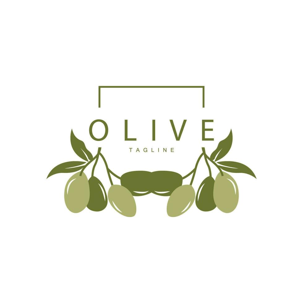 Olive Logo, Vector Design Premium Template Vector Illustration