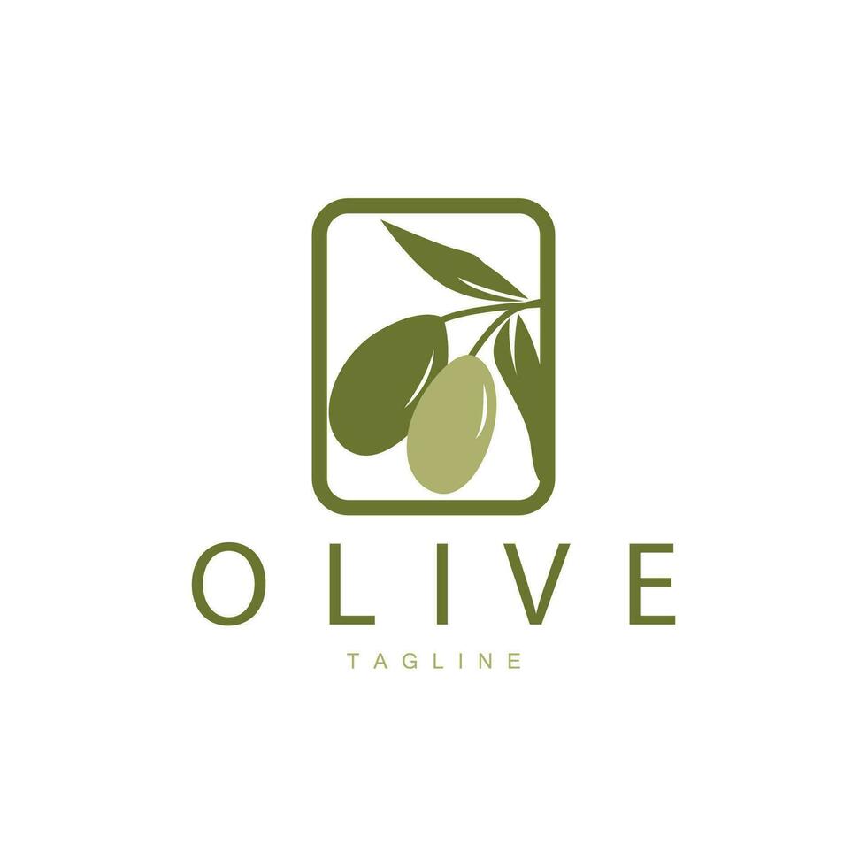Olive Logo, Vector Design Premium Template Vector Illustration