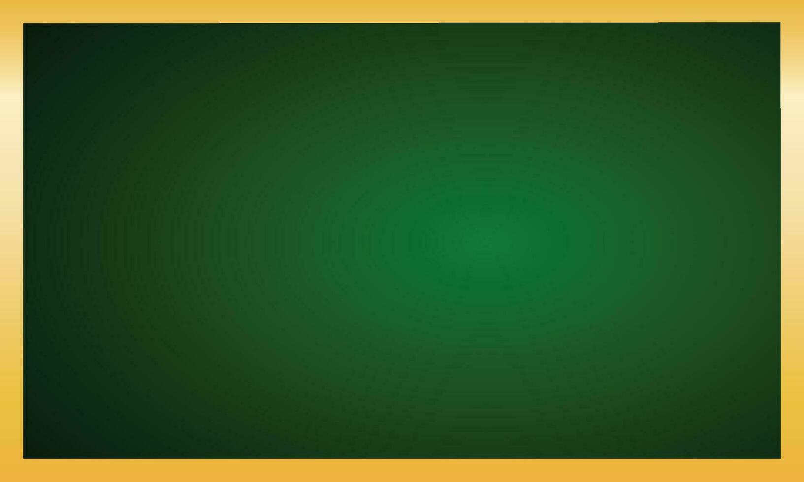 Vector golden frame design with green background