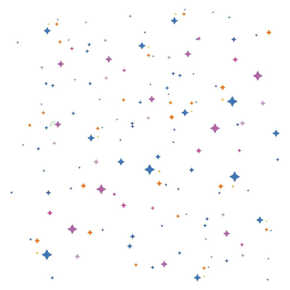 Vector colorful stars background, vector illustrartion